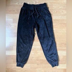 Victoria's Secret Black Velour Joggers